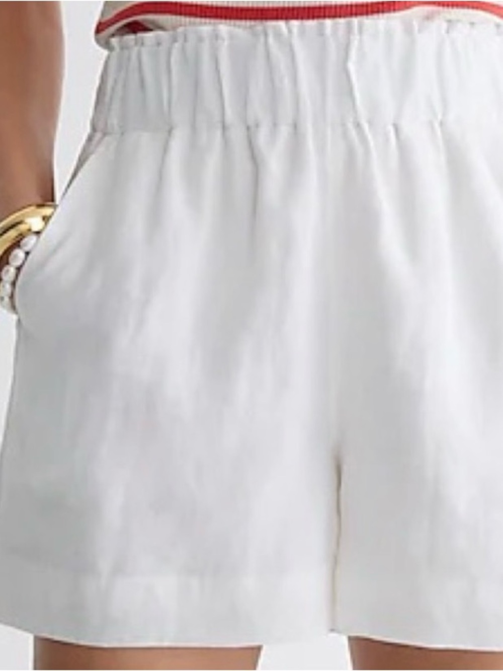 J. Crew Linen Pull-on Shorts - Picture 5 of 5